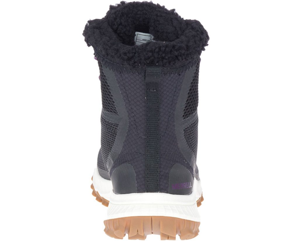 Merrell Boots Black - Bravada Knit Polar Waterproof - Womens 26OUWFRDS